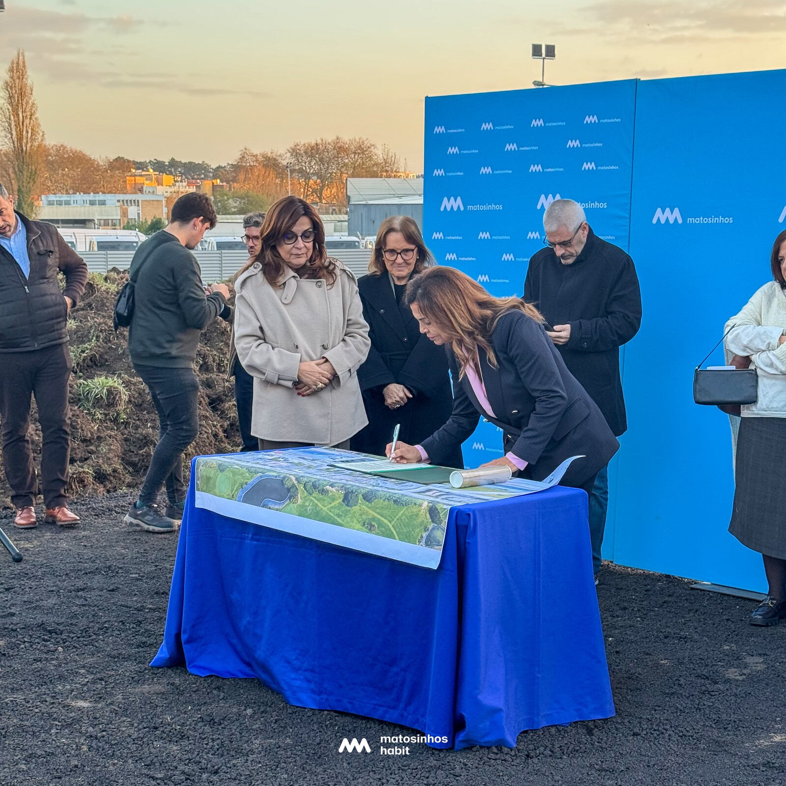 Início da Construção do novo Conjunto Habitacional Atriz Alda Rodrigues